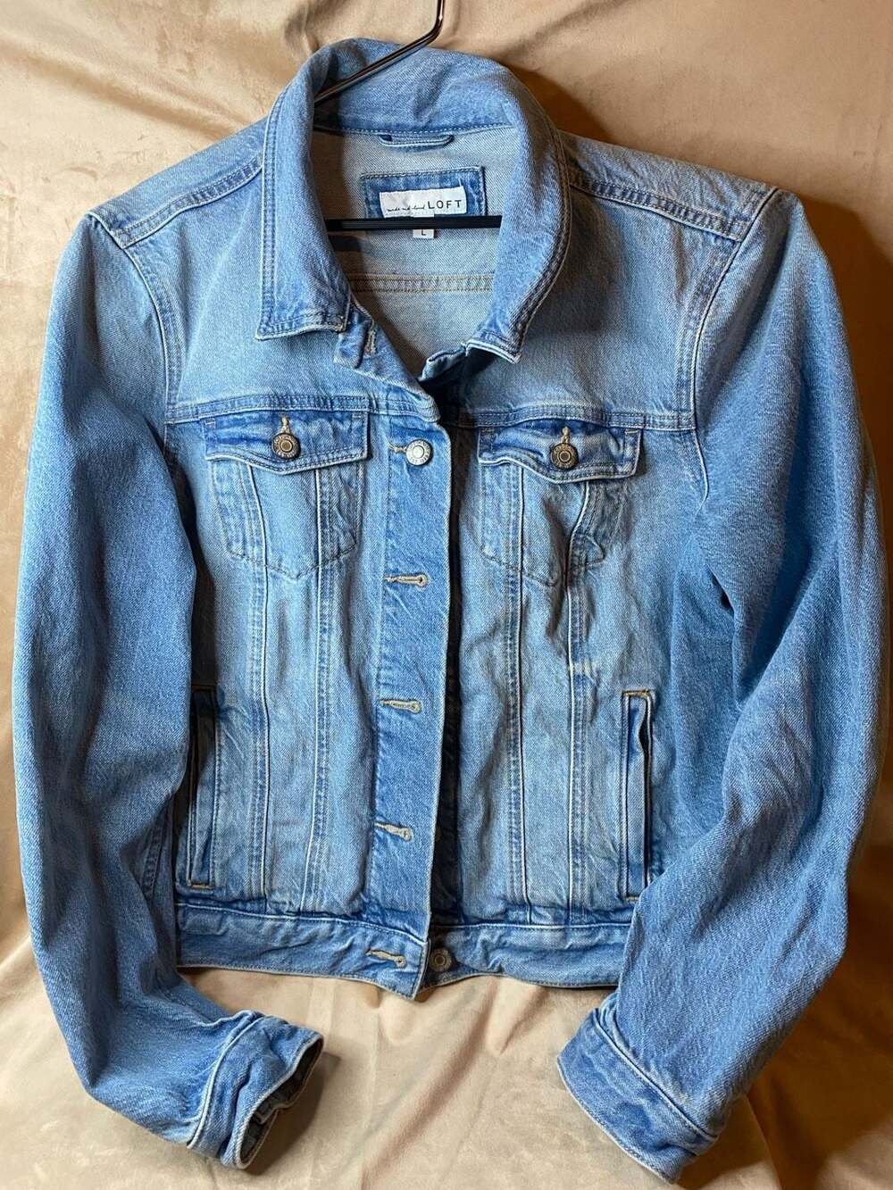 LOFT Denim Classic Button-Down Jean Jacket